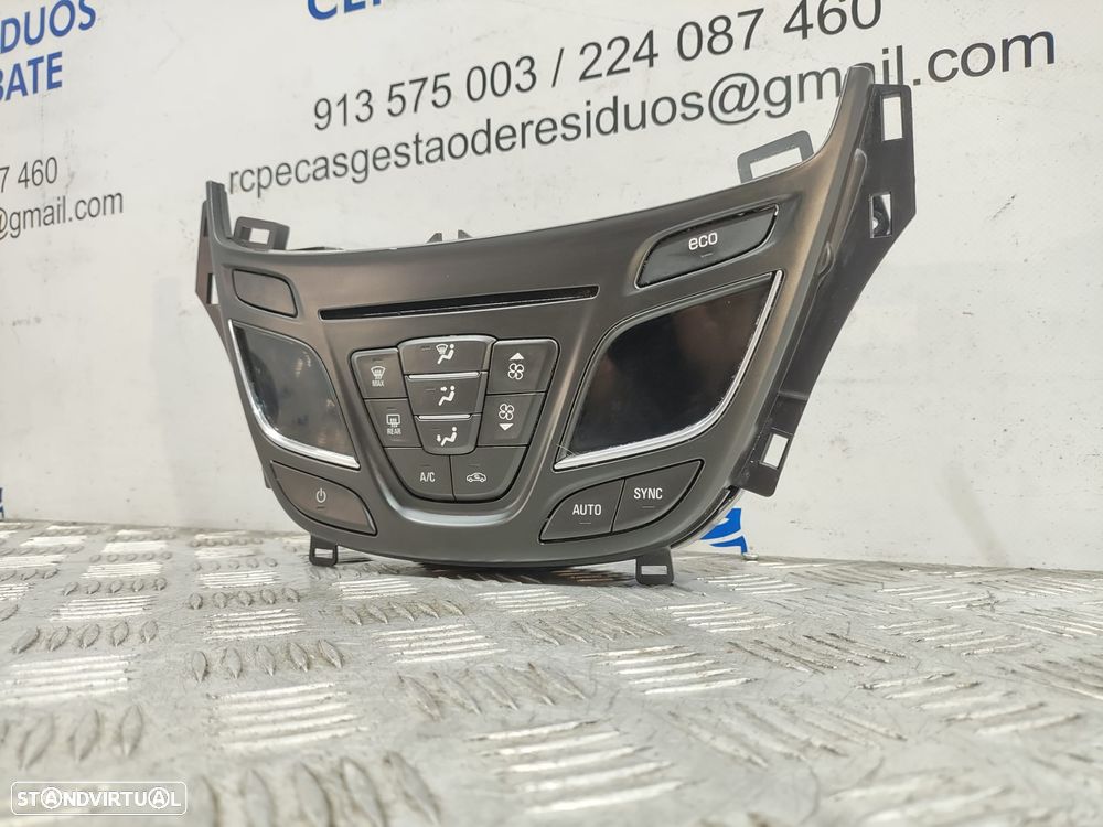Climatronic Display Sofagem Chauffage AC Painel Comando Opel Insignia A Original - 2