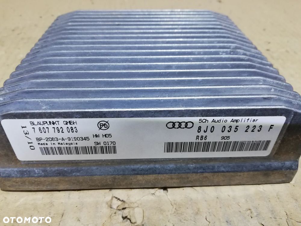 AUDI TT 8J LIFT WZMACNIACZ AUDIO 8J0035223F - 2