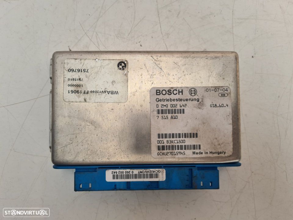 CENTRALINA CAIXA VELOCIDADES BMW SERIE 3 E46 320 Ci 24V 170CV M54B22 226S1 24607522980 7522980 0260002642 SERIE 5 E39 Z4 E85 - 2