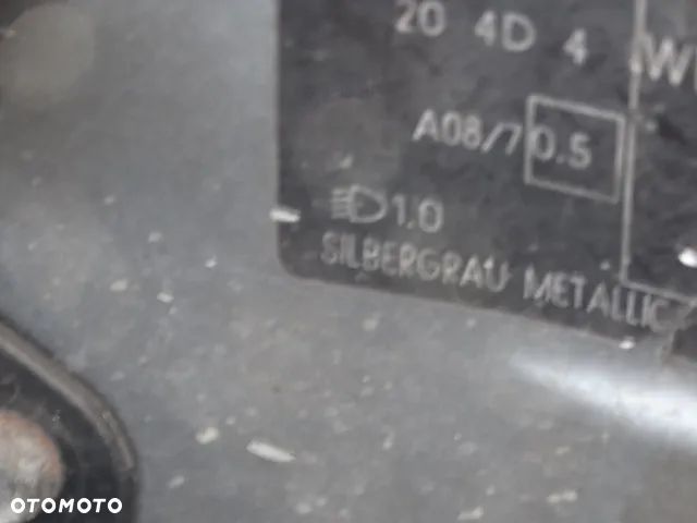 BMW 5 E60 Europa Ćwiartka Podłużnica Fartuch Przód  Lewy Prawy A08/7 SILBERGRAU - 3