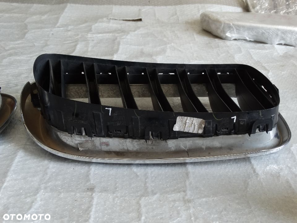 BMW F15 X5 Kratka Nerka Atrapa Grill Lewa + Prawa Czarna + Chrom 7316075 7316076 7316053 7316054 - 8