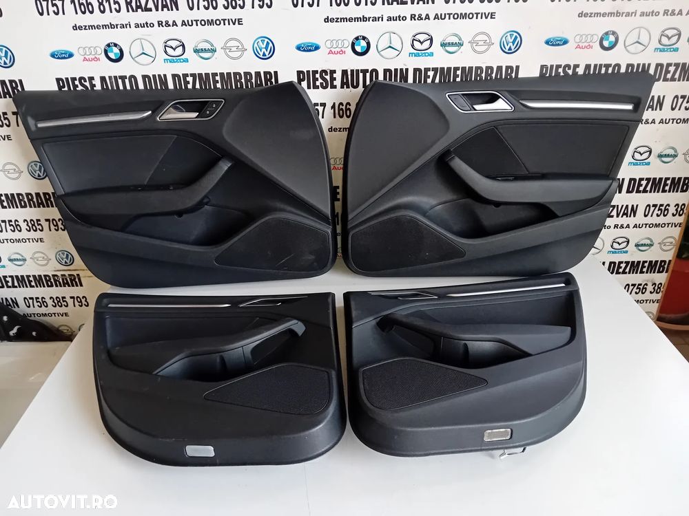 Fete Fata Tapiterie Usa Fata Spate Audi A3 8V Din Piele Volan Stanga An 2013-2020 - 2