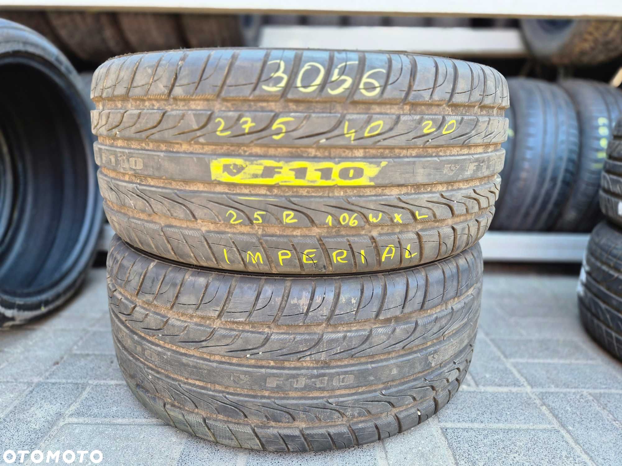 Imperial F110 275/40r20 106W 2025r 7,9mm Wzmocnienie XL Rant N3056 - 1