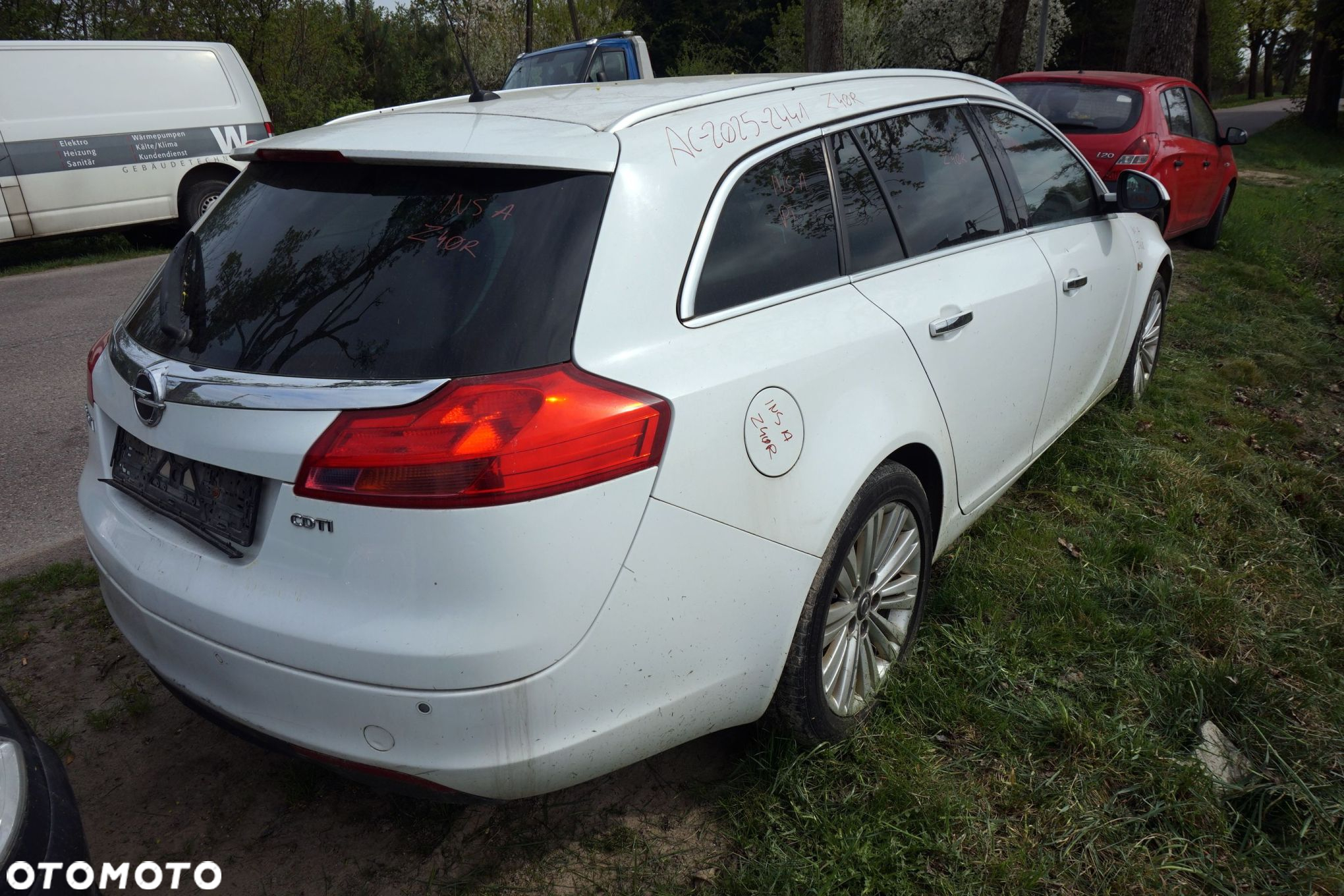 OPEL INSIGNIA A I KOMBI 2012 Z40R 2.0 CDTI A20DTH 0KM AF40-6 MDK BIAŁY na części - 5