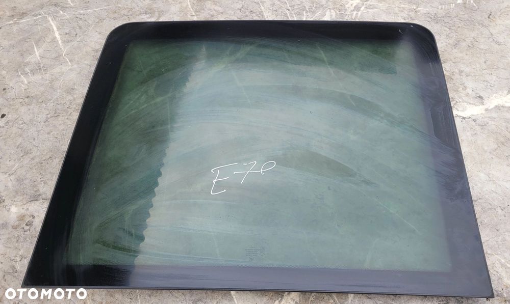 SZYBA SZYBERDACHU DUŻA BMW X5 E70 AS3 FABRYCZNIE DYMIONA - 1