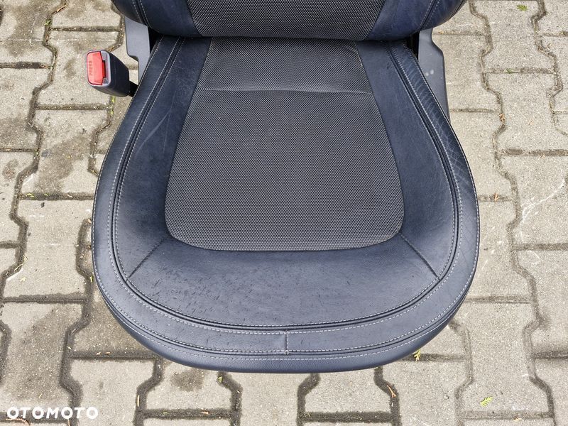 kia sportage iii 3 fotel kierowcy lewy przód przedni półskóra podgrzewany - 4