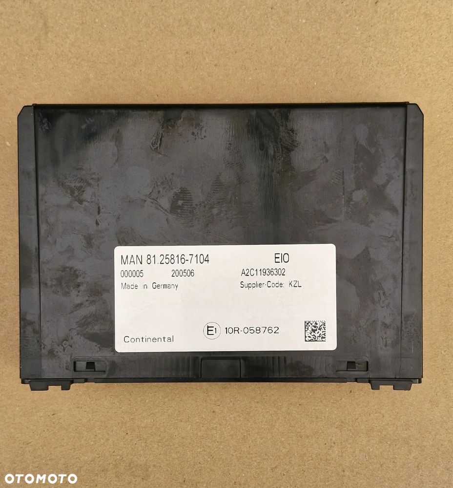 MAN TG3 TGX STEROWNIK CONTINENTAL 81.25816-7104 - 1