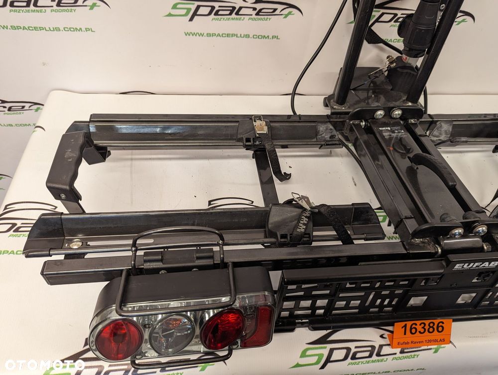 Uchwyt bagażnik rowerowy na hak na 2 rowery Eufab Raven 12010LAS - 6