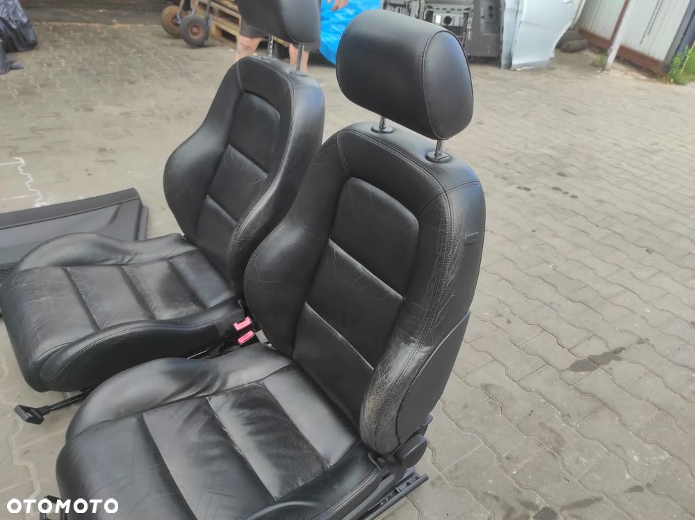 AUDI TT 8N FOTELE SKÓRZANE SKÓRA PODGRZEWANE GRZANE KANAPA TYLNA BOCZKI BOSE KOMPLET WYSYŁKA !!!! - 11
