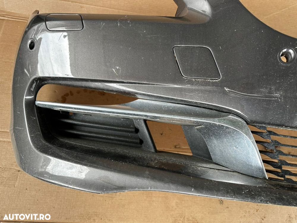 bara spoiler fata bmw F06 F12 f13 LCI Facelift cu găuri pt senzori pdc parcare bara conține grile și elementele cromate - 5