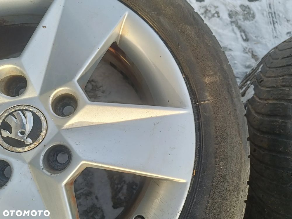 Felgi Aluminiowe 16 Skoda Octavia 3 5x112 ET46 5E0601025H Koła VW Seat Audi 6,5Jx16H2 - 25