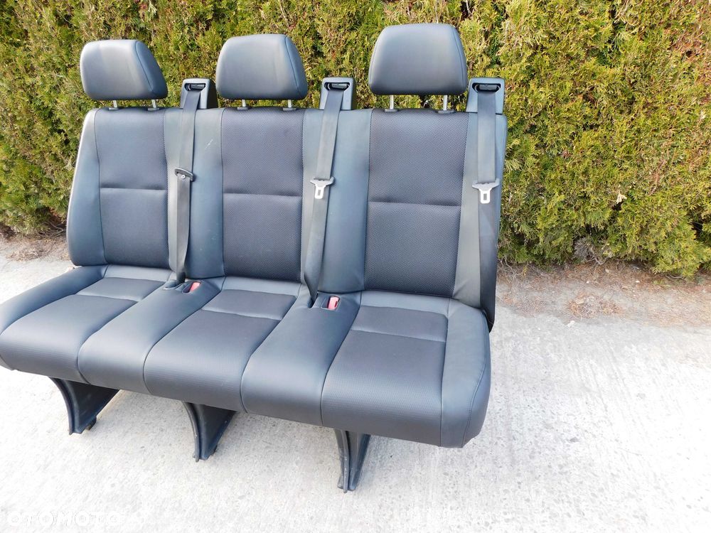 Fotel siedzenie ławka trójka potrójna na pake Sprinter 906 / Crafter - 2