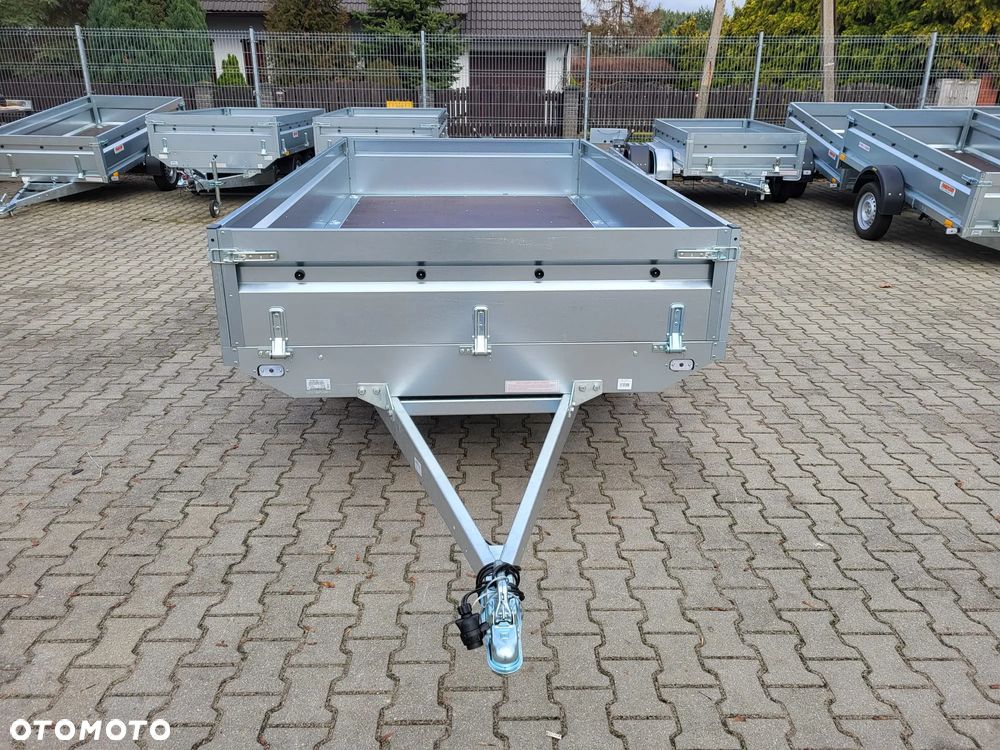 Neptun DOSTAWA! Przyczepa platforma wym. 320x168 SPAWANA! koła pod spodem N7-320 2 kps, wszystkie burty DEMONTOWALNE, lekka kat.B GN233 - 11