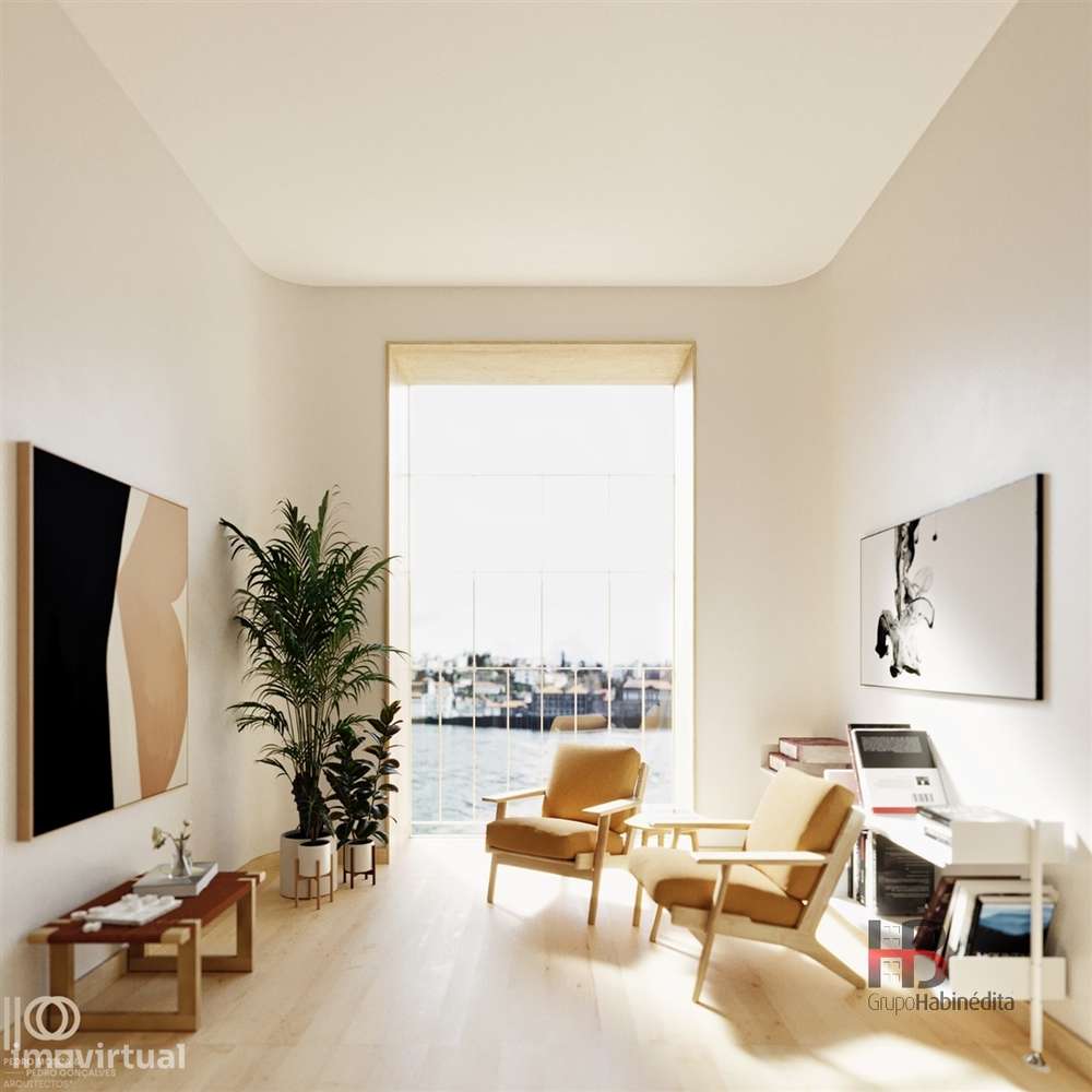 Apartamento T1 Duplex de Luxo no Cais de Gaia | Vista Panorâmica sobre - Grande imagem: 5/10