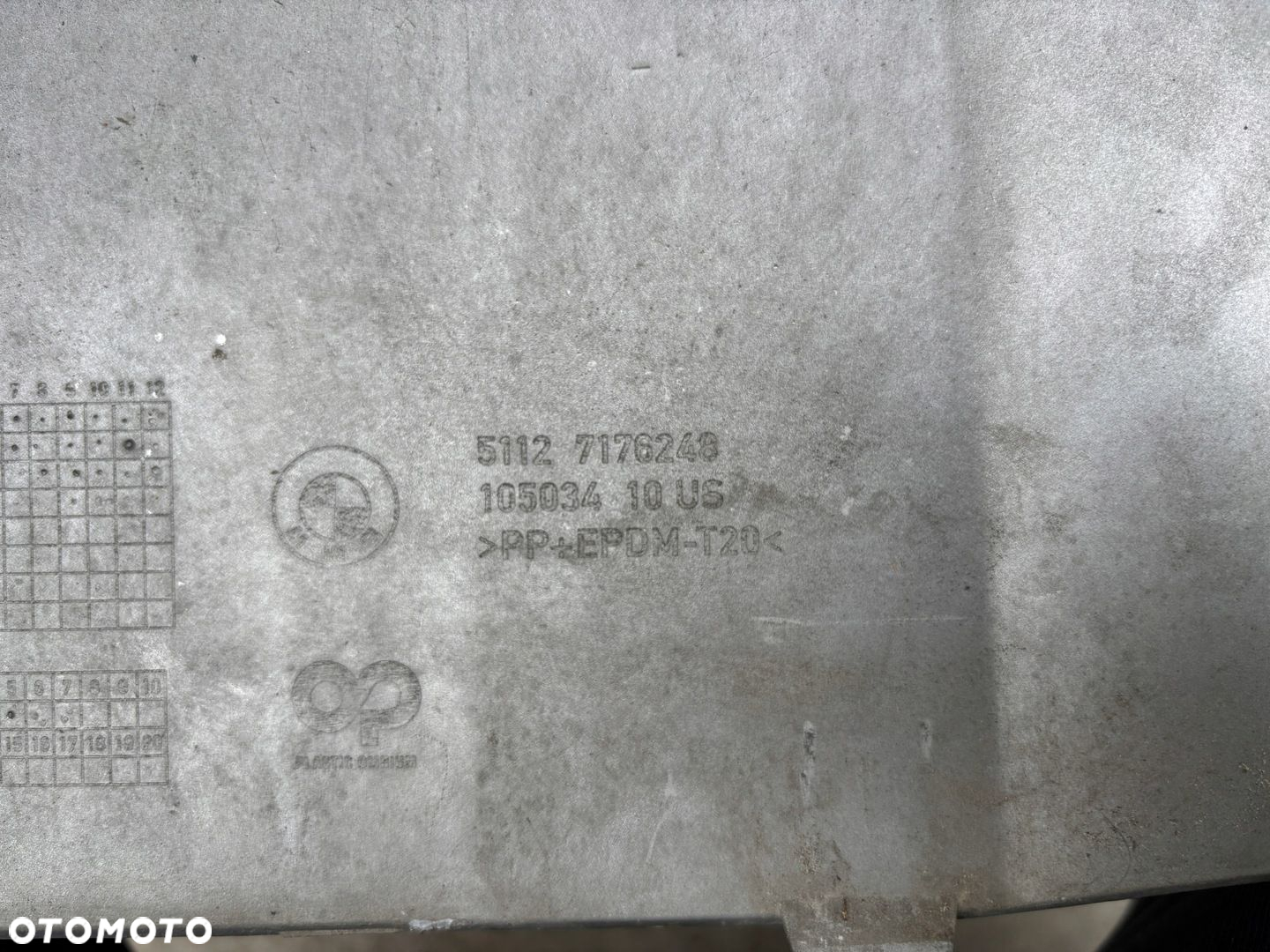 BMW X6 E71 SPOJLER DOKŁADKA LISTWA DYFUZOR ZDERZAKA TYŁ 51127176248 - 3
