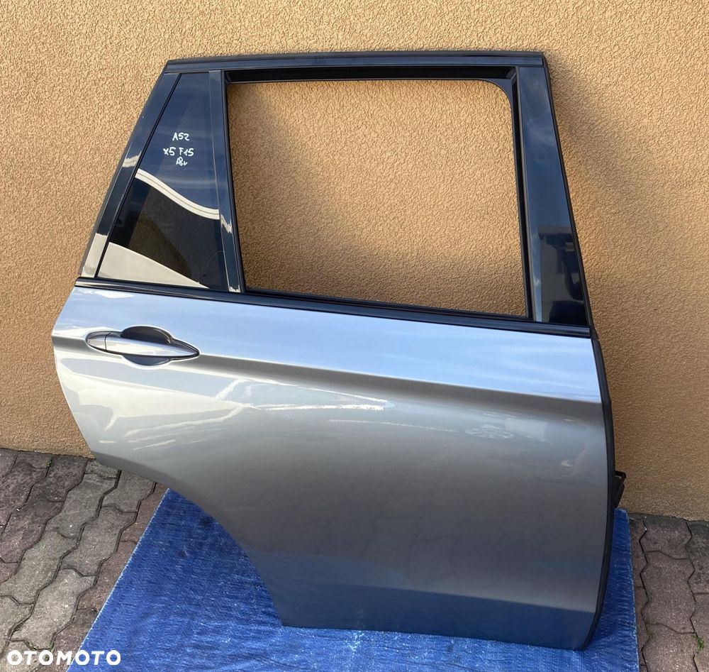BMW X5 F15 A52 DRZWI PRAWY TYŁ PRAWE TYLNE KOMPLETNE SZYBA ZAMEK KLAMKA - 1