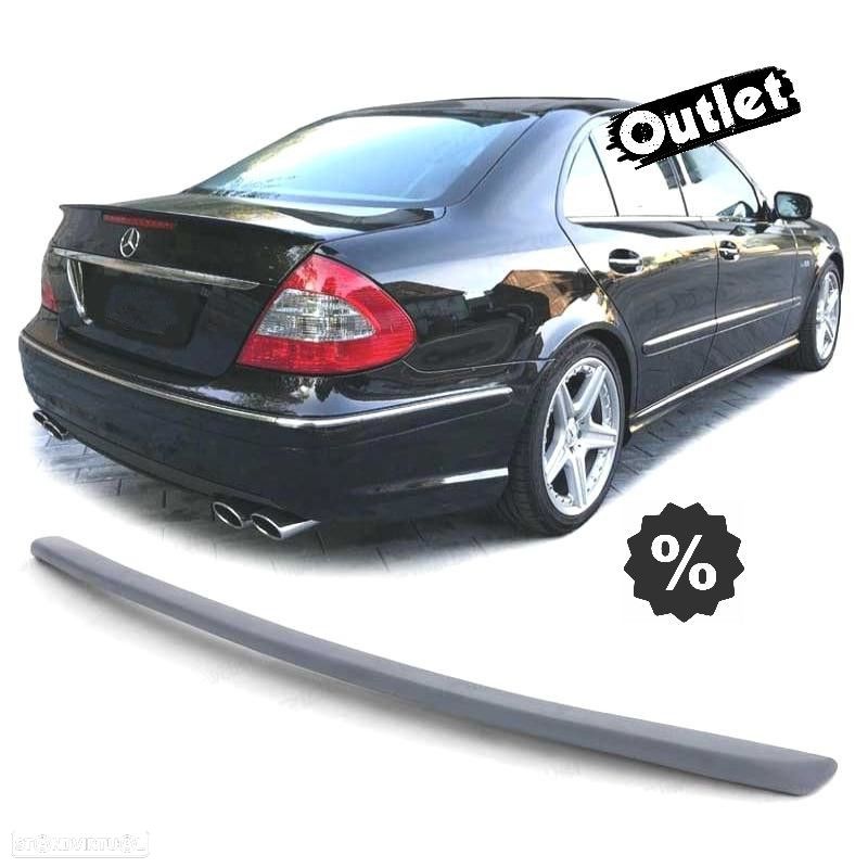 C010242C1 SPOILER TRASEIRO MERCEDES W211 02-08 LOOK AMG - 1