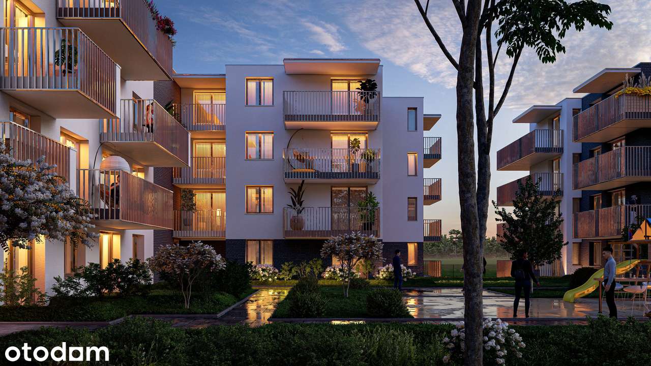 3-pokojowe mieszkanie 54m2 + balkon
