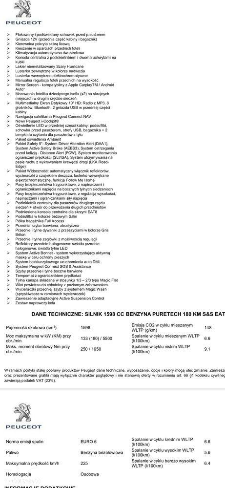 Peugeot 508 1.6 PureTech Allure Pack S&S EAT8 - 34