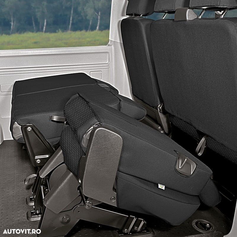 Husa scaune pentru VW Transporter T5 2003-2015, 2 randuri 1+2 - 2