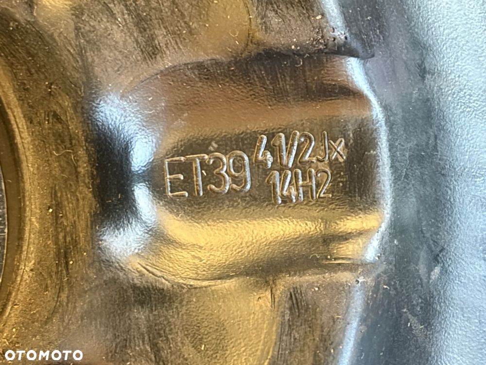 Felgi koła stalowe opony zimowe 4x100 4,5Jx14 ET39 155/65R14 - 10