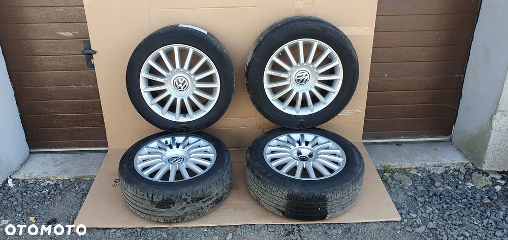 Alufelgi z oponami alusy 5X112 7,5J R17 ET40 VW Phaeton 3D0601025AC - 1
