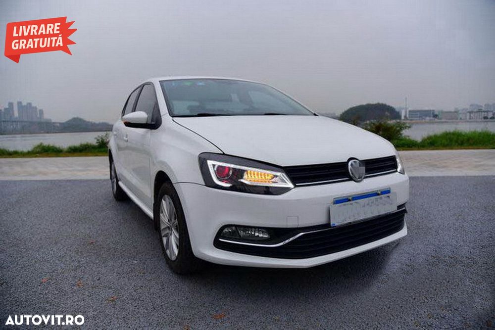 Faruri LED XENON HID VW Polo 6R / 6C / 61 (2011-2017) Devil Eye Look- livrare gratuita - 12