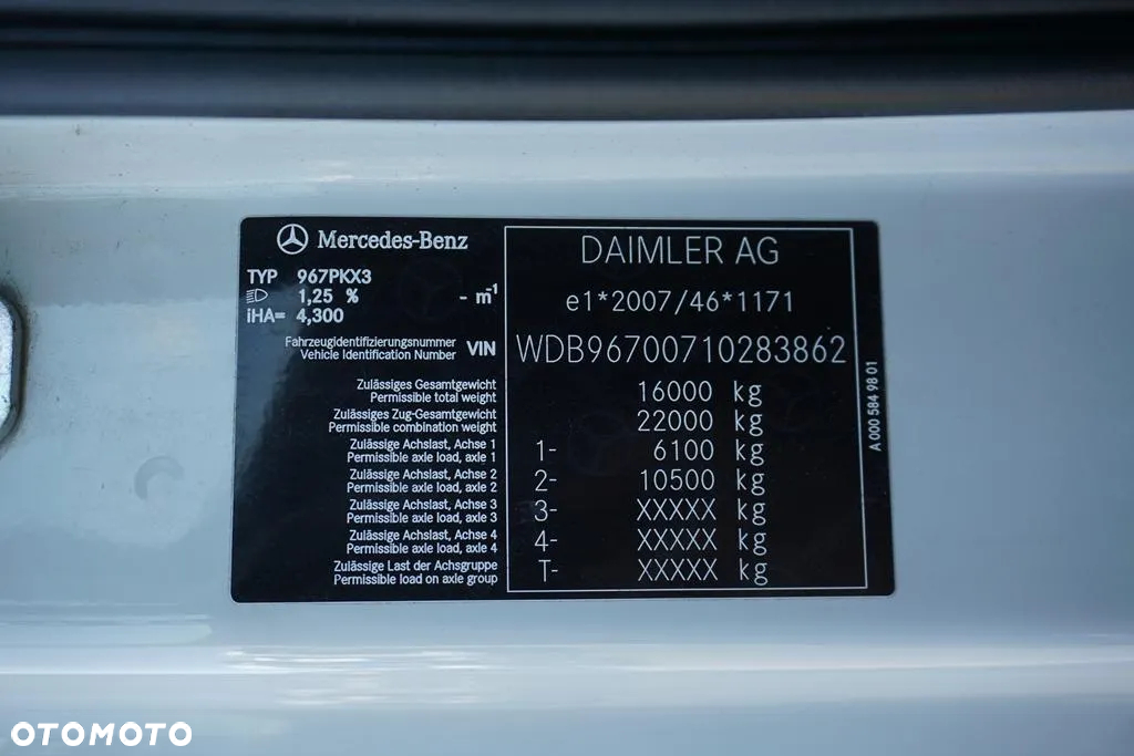 Mercedes-Benz ATEGO / 1523 / ACC / E 6 / FIRANKA / ŁAD. 9170 KG / 18 PALET - 11