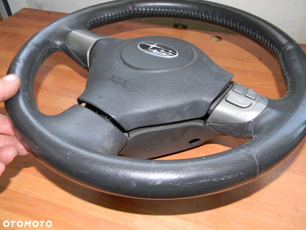 kierownica skórzana skóra SUBARU LEGACY OUTBACK FORESTER airbag - 2