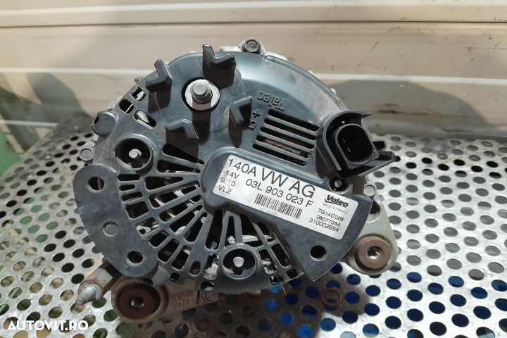 Alternator 03L903023F 03L903023F Volkswagen VW Golf 6 [2008 - 2015] H - 4
