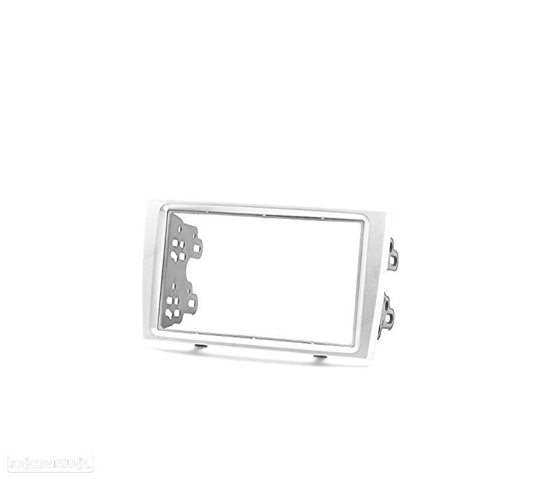 MOLDURA ADAPTADOR CINZA PARA RADIO 2-DIN PARA PEUGEOT 308 408 - 4