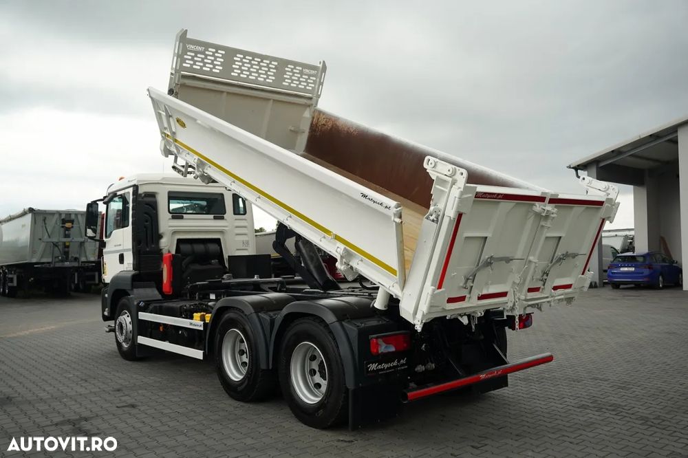 MAN TGS 26.400 / 6X4 / BASCULATOR DUBLĂ / HYDRODOLTA / AUTOMAT / EURO 6 - 3