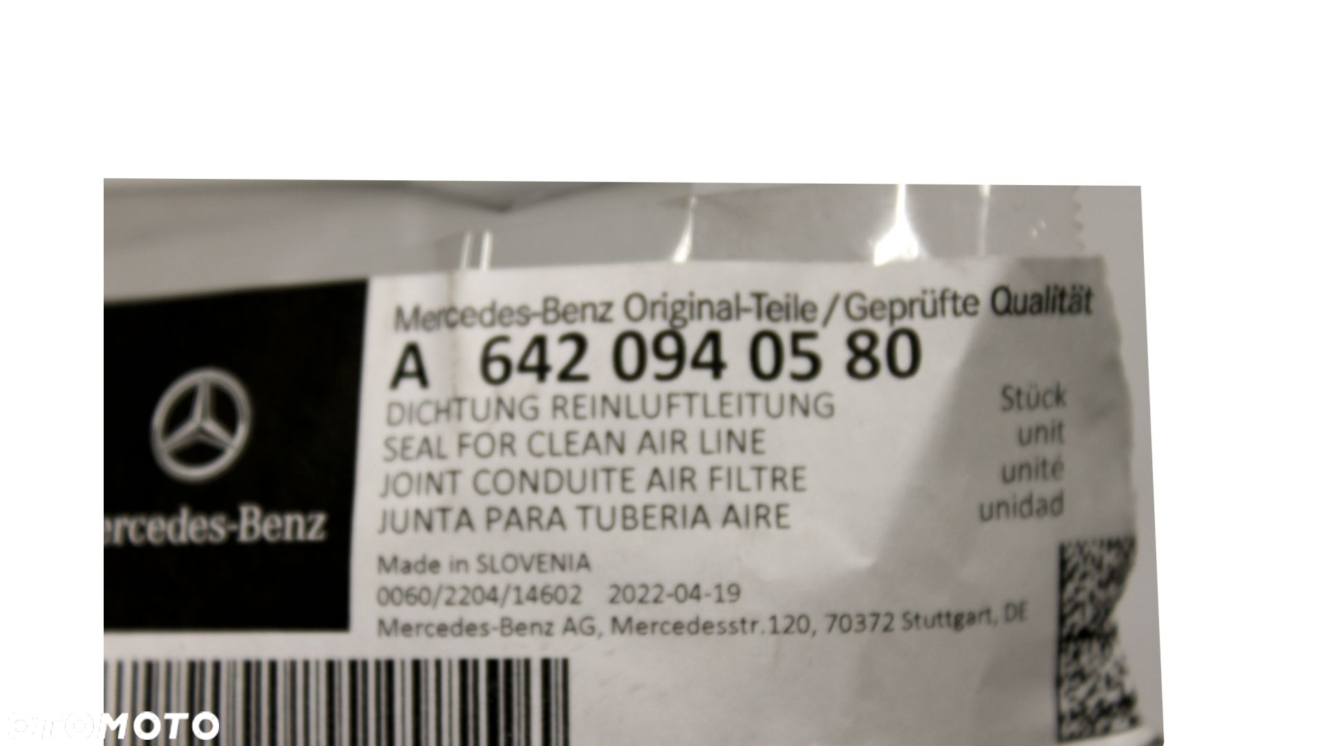 MERCEDES W211 W251 W221 Uszczelka dolotu odmy m642 - 4