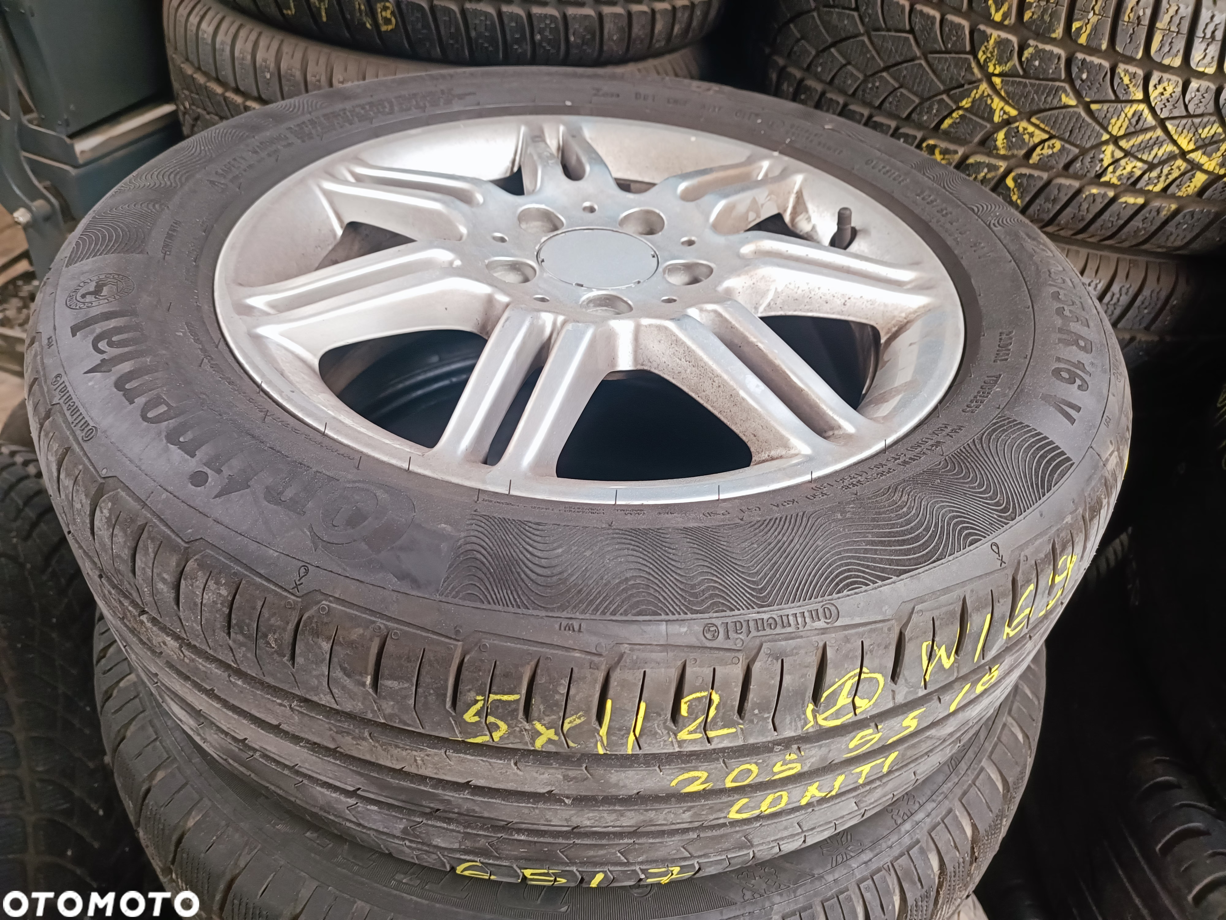 5x112 Felgi Aluminiowe Alufelgi 16 Mercedes Koła letnie lato  A klasa W176 W169 B W246 W245 CLA W117 A117 C W204 Legnica ALU-RAD 205/55 6,5mm - 2