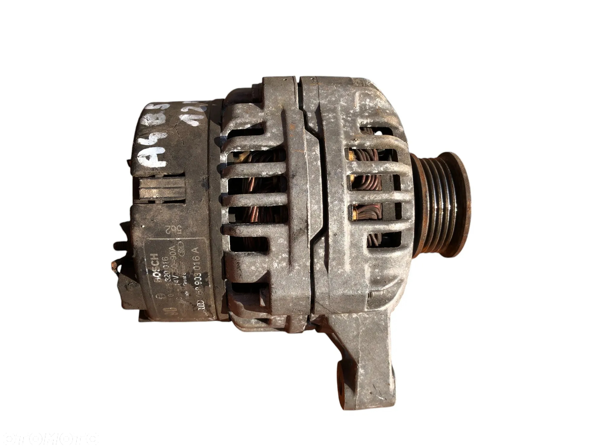 Alternator 5PK 90A 058903016A Audi A4 B5 Vw Passat B5 1.6/1.8 Benz 125 KM 0123320016- Gwarancja Wysyłka - 4