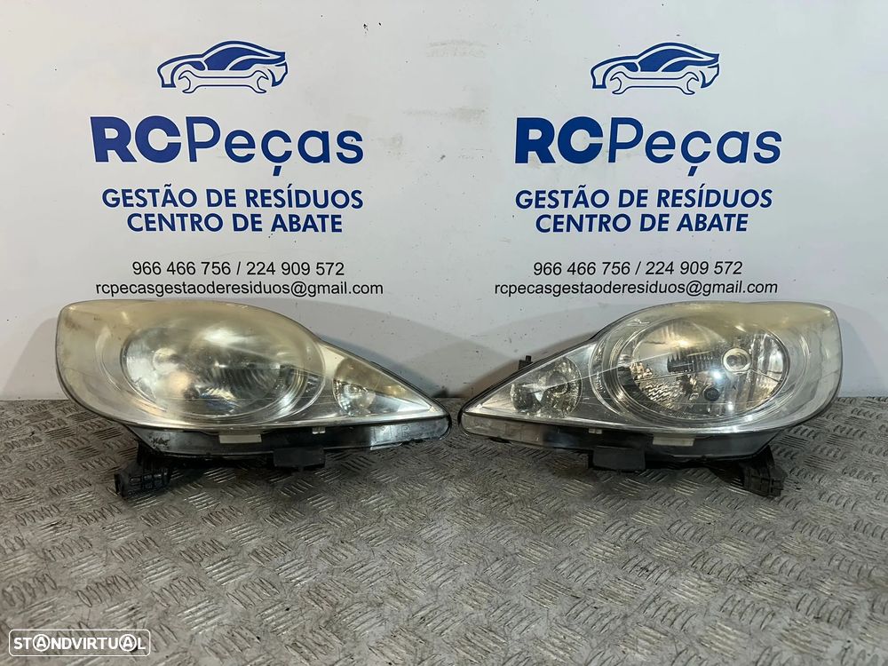 .Oticas Farol Frente Frontal Esquerda Direita Original PSA Peugeot 107 Citroen C1 - 16