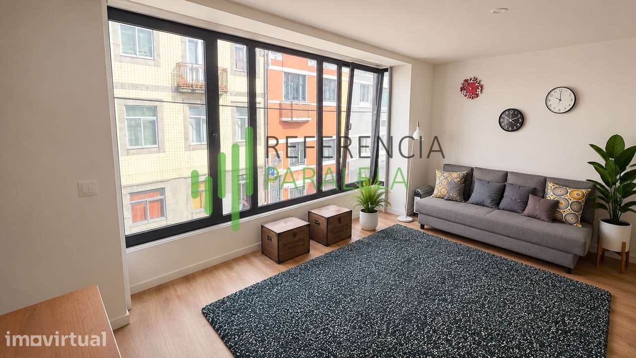 Studio T0 Marques - acolhedor, luminoso e localizado no Marques - Grande imagem: 5/10