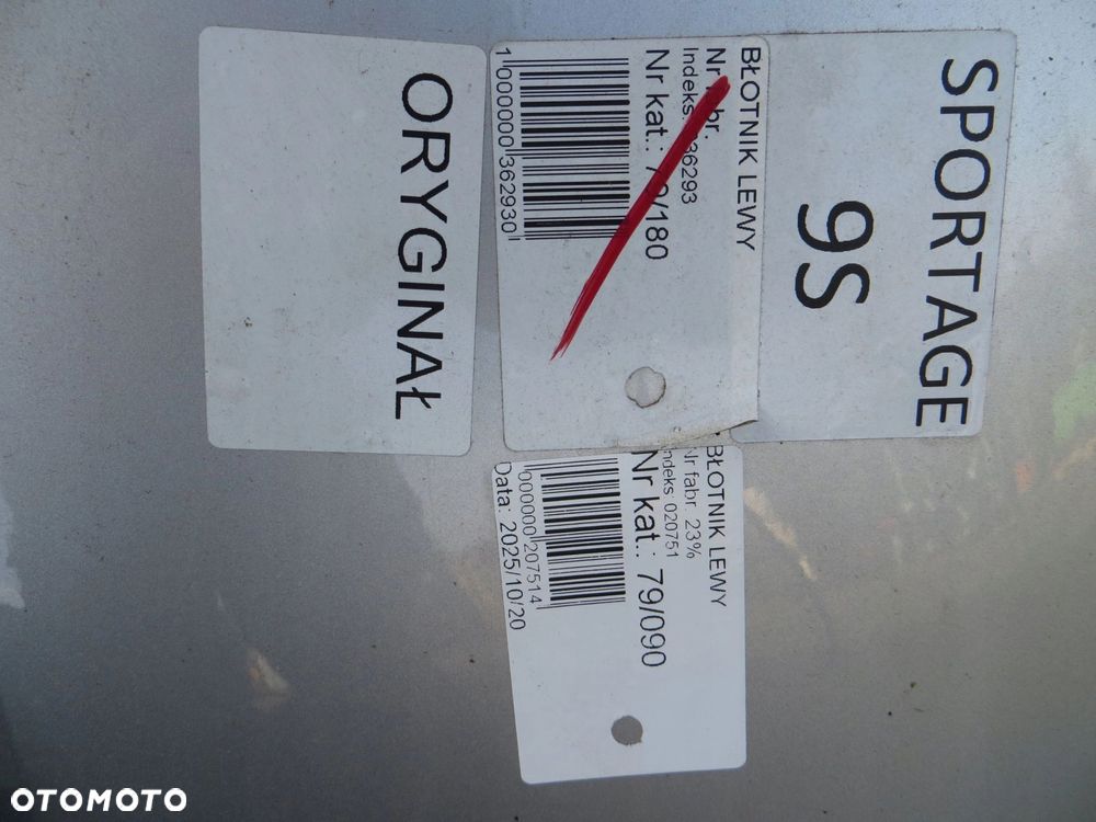 KIA SPORTAGE III BŁOTNIK LEWY PRZÓD 9S 10-14 - 7