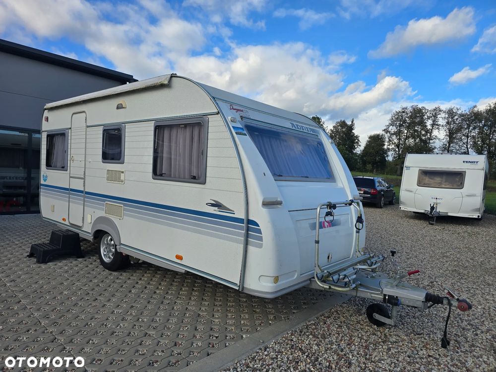 Adria ADORA 472 LU waga 975kg MOVER MARKIZA NAMIOT TAPCZANY hobby 460 495 ul fendt knaus lmc tabbert DOSTAWA