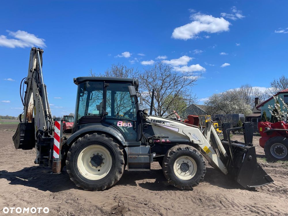 Terex Koparko Ładowarka Koparka Terex 860 SE, 2004 ROK, Szczęka Krokodyl, Widły do palet, Ramię z teleskopem_Cała w Oryginale Niemalowana_GOTOWA DO PRACY_BRUTTO! - 2