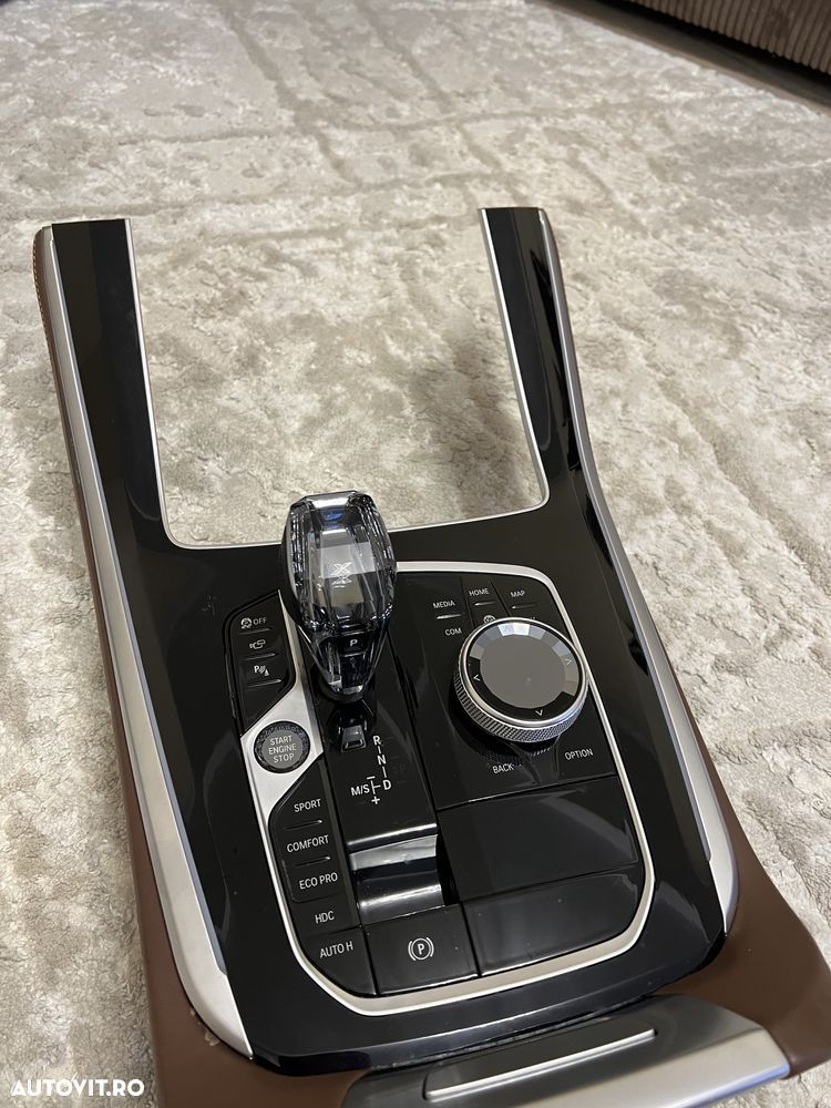 Bmw X5 X6 X7 G05 G06 Set Consola Schimbator Crystal Swarovski original - 1