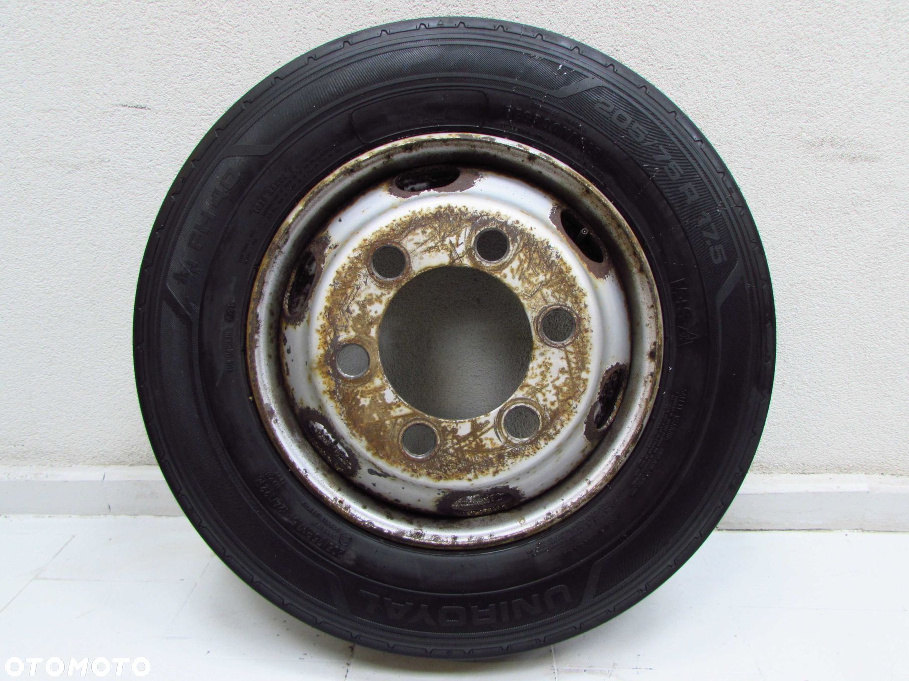 MITSUBISHI CANTER FUSO 7C 07-21 KOLO FELGA ZAPAS 6x220 17,5X6 205/75R17,5 - 1