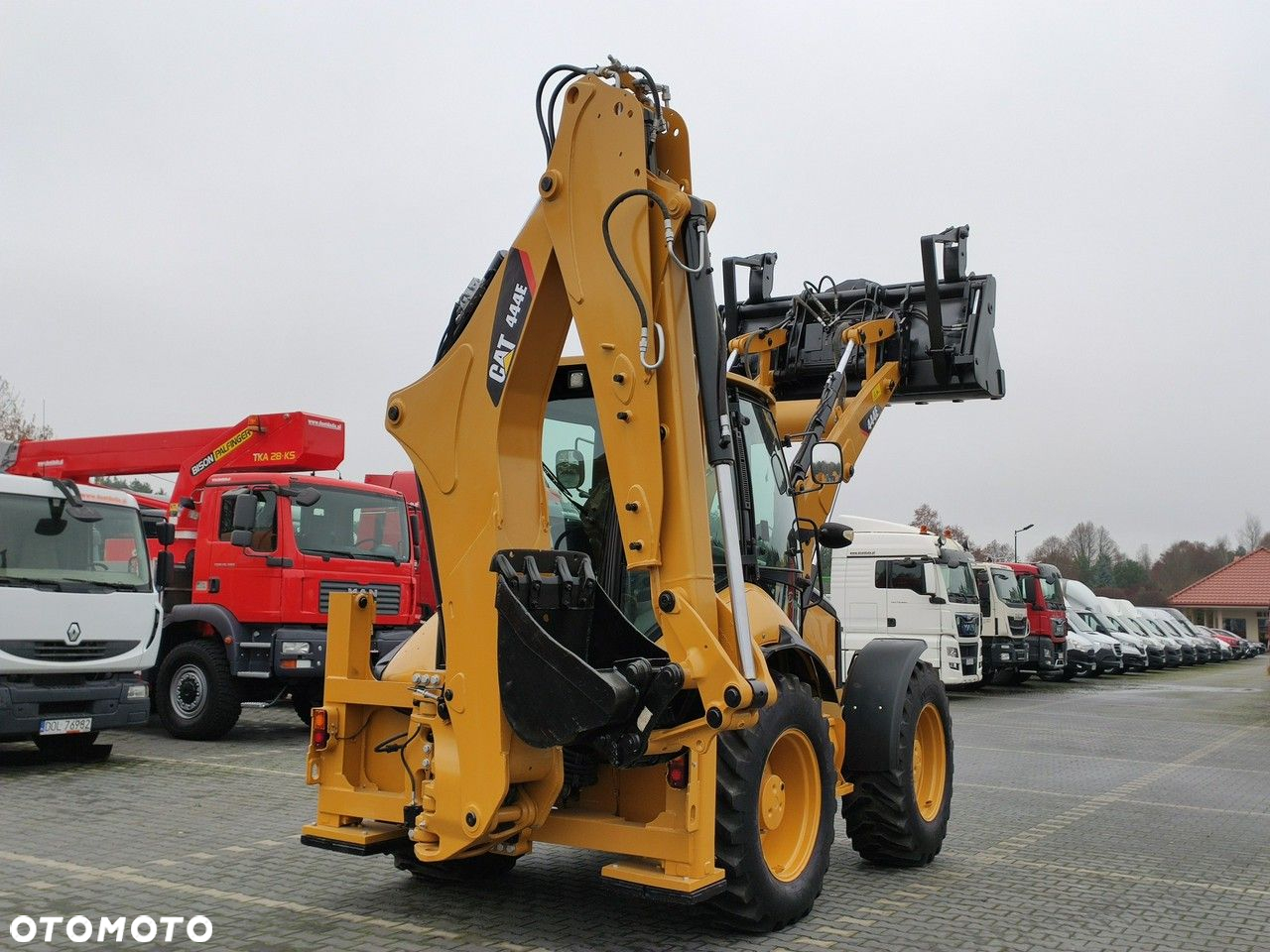 Caterpillar 444E Premier Sterowanie na Joystickach FULL OPCJA - 14