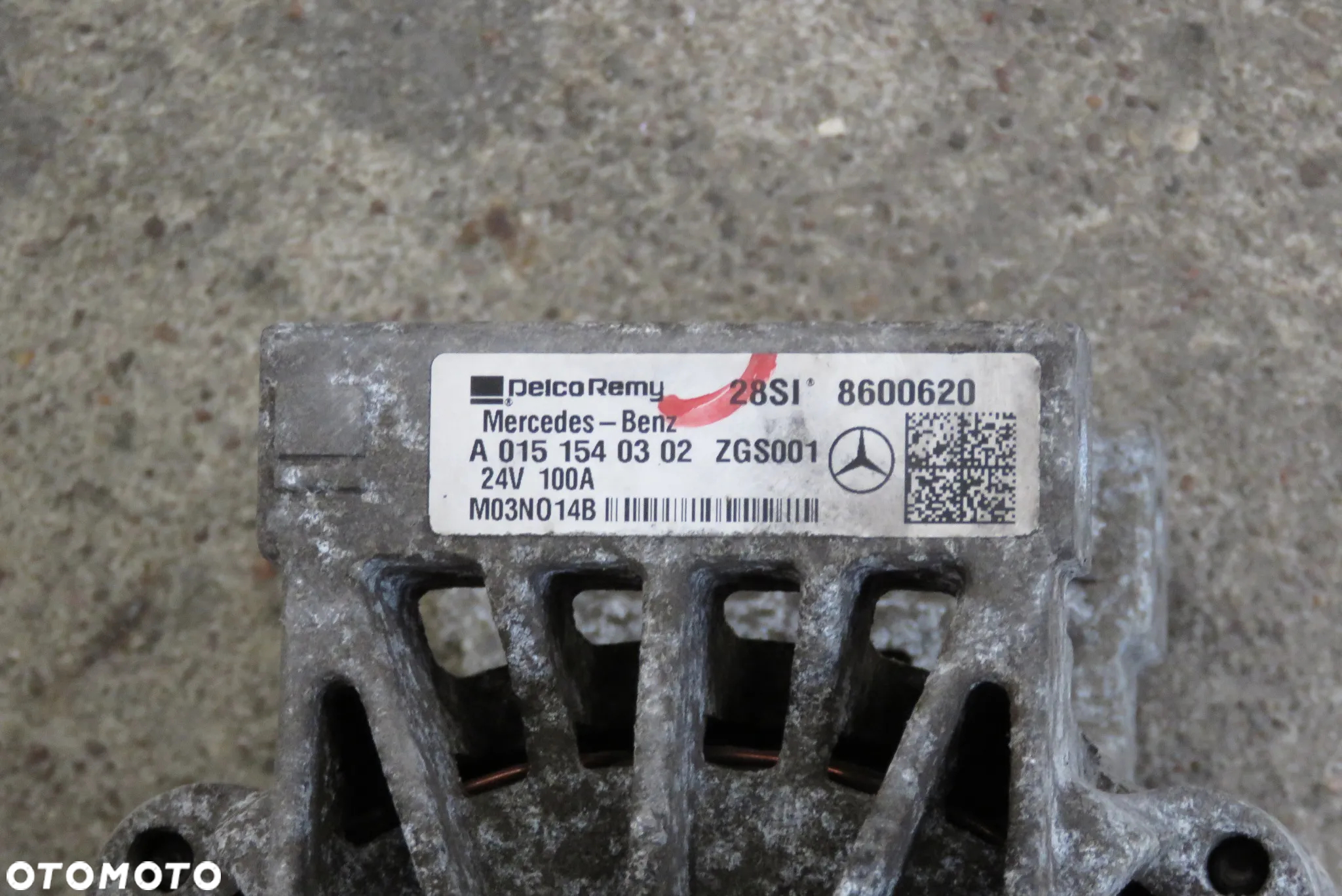 MERCEDES MP4 alternator - 3