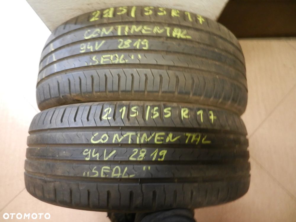 Opony 215/55r17 continental conti eco contact 5 6mm lato para SEAL - 1