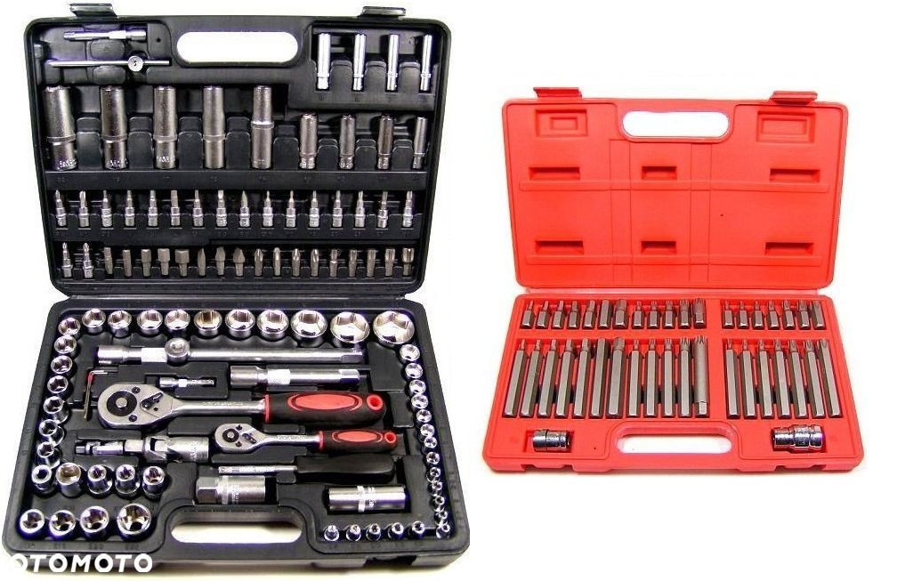 ZESTAW KLUCZY NASADOWYCH 134el 94 40 TORX KLUCZE - 1