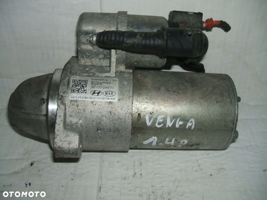 KIA VENGA CEED HYUNDAI ix20 1.4crdi ROZRUSZNIK STARTER 36100-2A670 - 1