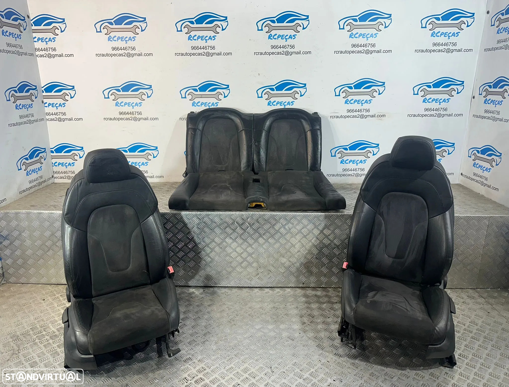 .Conjunto Bancos Originais S-Line Audi TT 8J Pele Alcantara 2006 - 2014 - 2