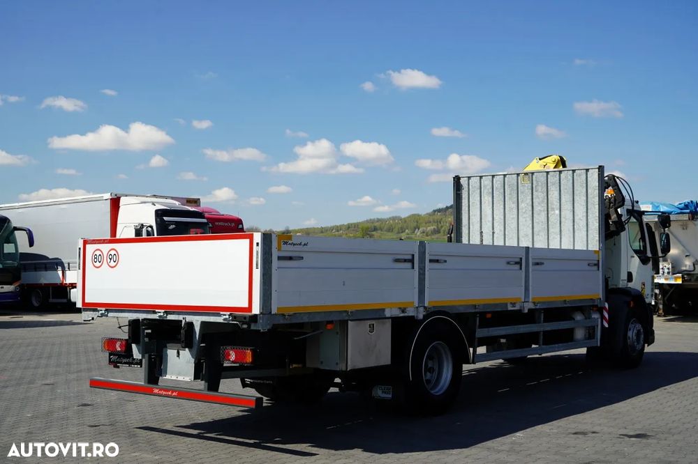 DAF LF 250 / 4X2 / LIVRARE - 7.30 + HDS HYVA HB 150XE3 / RADIOCOMANDĂ / ROTATOARE / MAX. CAPACITATE DE RIDICARE: 5200 KG / EURO 6 - 11