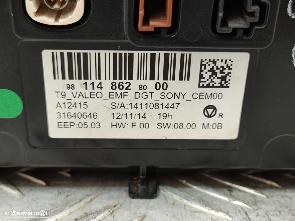 Ecrã Display Multimédia De Navegação PSA Peugeot 308 Mk2 Citroen C4 Cactus 981148628000 - 8